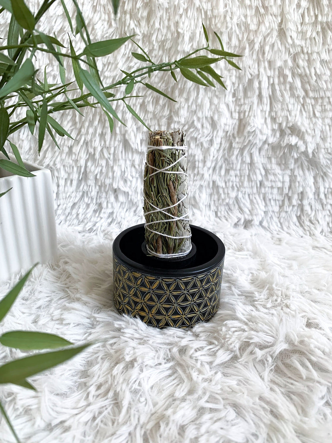 Blume des Lebens Halter für Räucherwerk - SoulGlow - Aura, Blume des Lebens, Deko