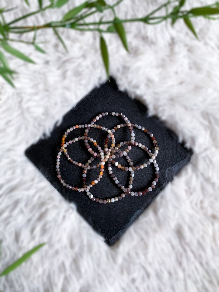 Botswana Achat Armband facettiert - SoulGlow - achat, Armband, balance