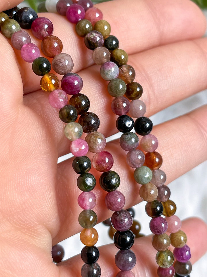 Bunter Turmalin Armband - SoulGlow - Armband, balance, Erholung & Wohlbefinden