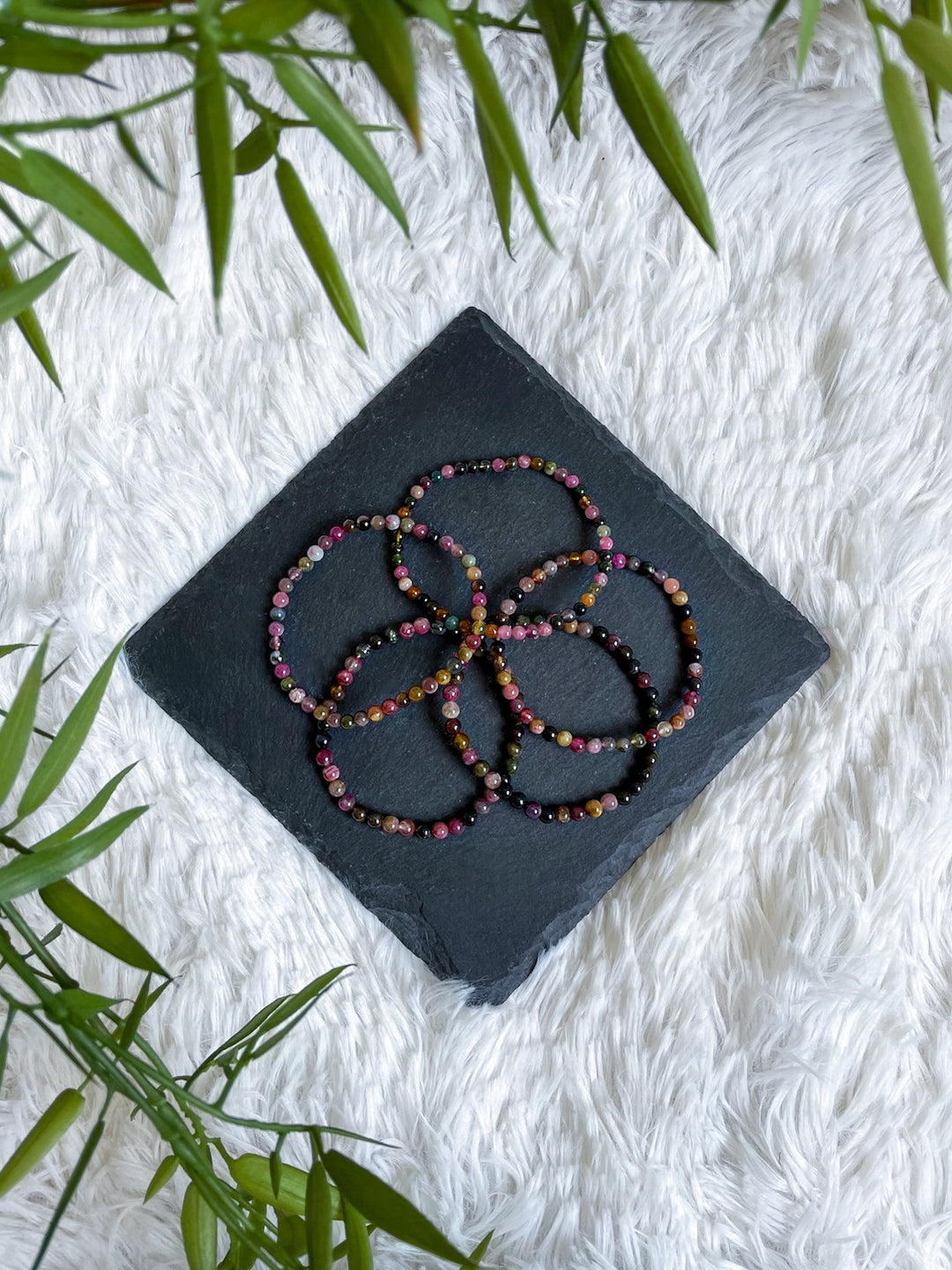 Bunter Turmalin Armband - SoulGlow - Armband, balance, Erholung & Wohlbefinden