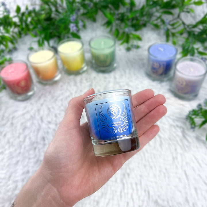 Chakra - Erzengel - Set mit 7 Kerzen - SoulGlow - Aura, Chakra, Engel