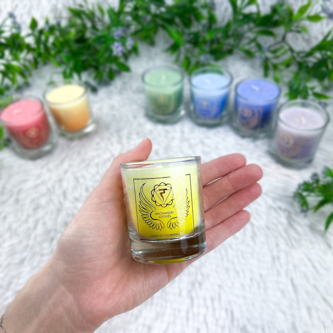 Chakra - Erzengel - Set mit 7 Kerzen - SoulGlow - Aura, Chakra, Engel
