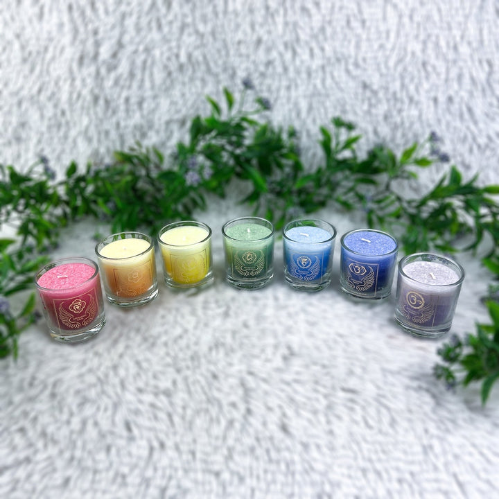 Chakra - Erzengel - Set mit 7 Kerzen - SoulGlow - Aura, Chakra, Engel