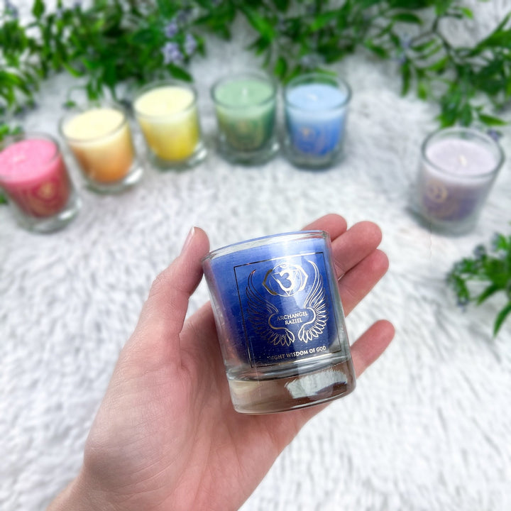 Chakra - Erzengel - Set mit 7 Kerzen - SoulGlow - Aura, Chakra, Engel
