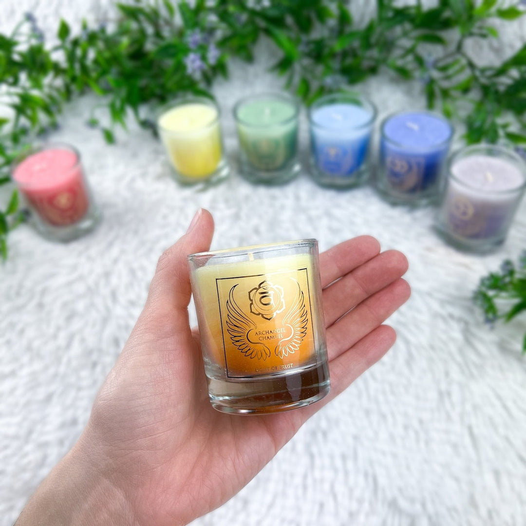 Chakra - Erzengel - Set mit 7 Kerzen - SoulGlow - Aura, Chakra, Engel