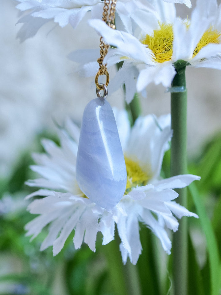 Chalcedon Anhänger - SoulGlow - anhänger, Anhänger mit Öse, balance