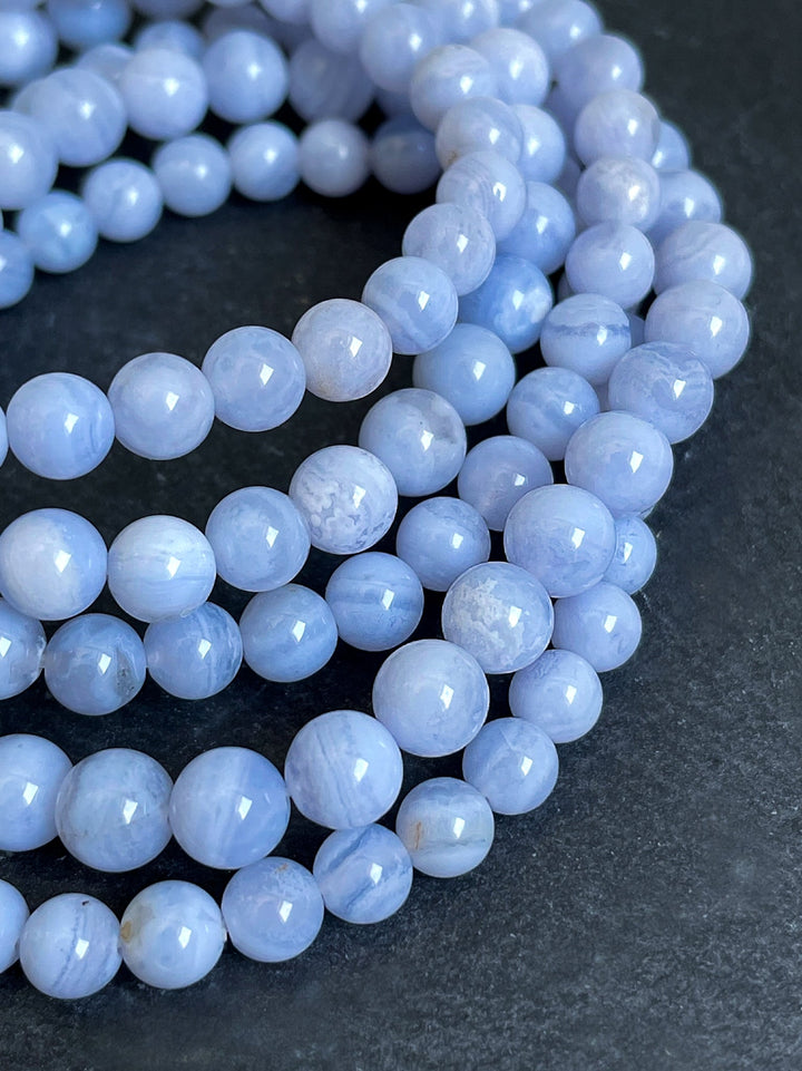 Chalcedon Armband - SoulGlow - Armband, balance, blau