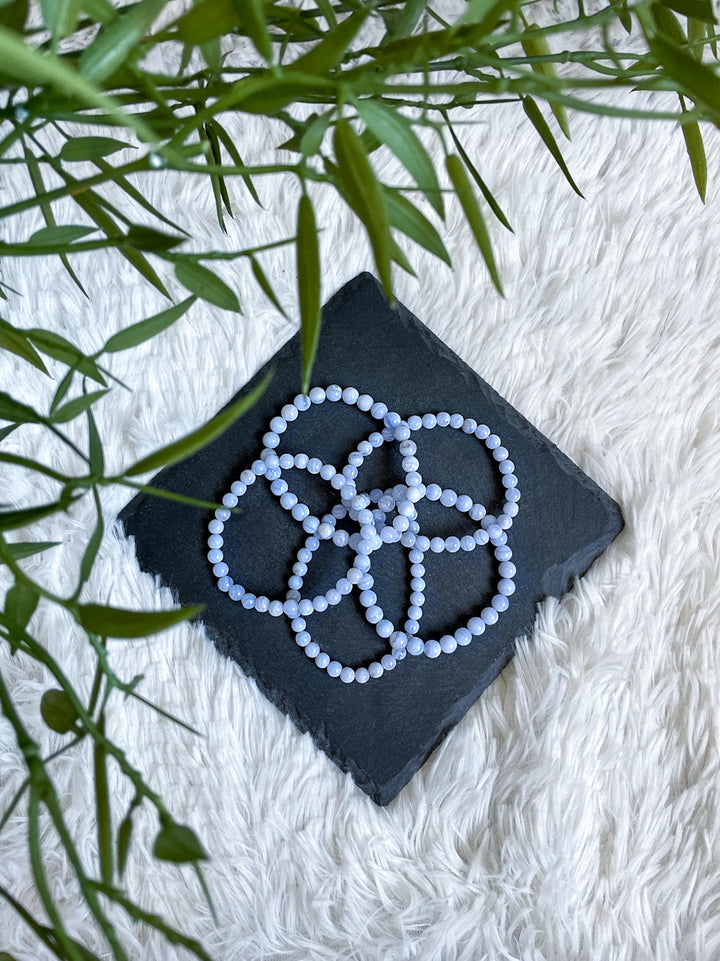 Chalcedon Armband - SoulGlow - Armband, balance, blau