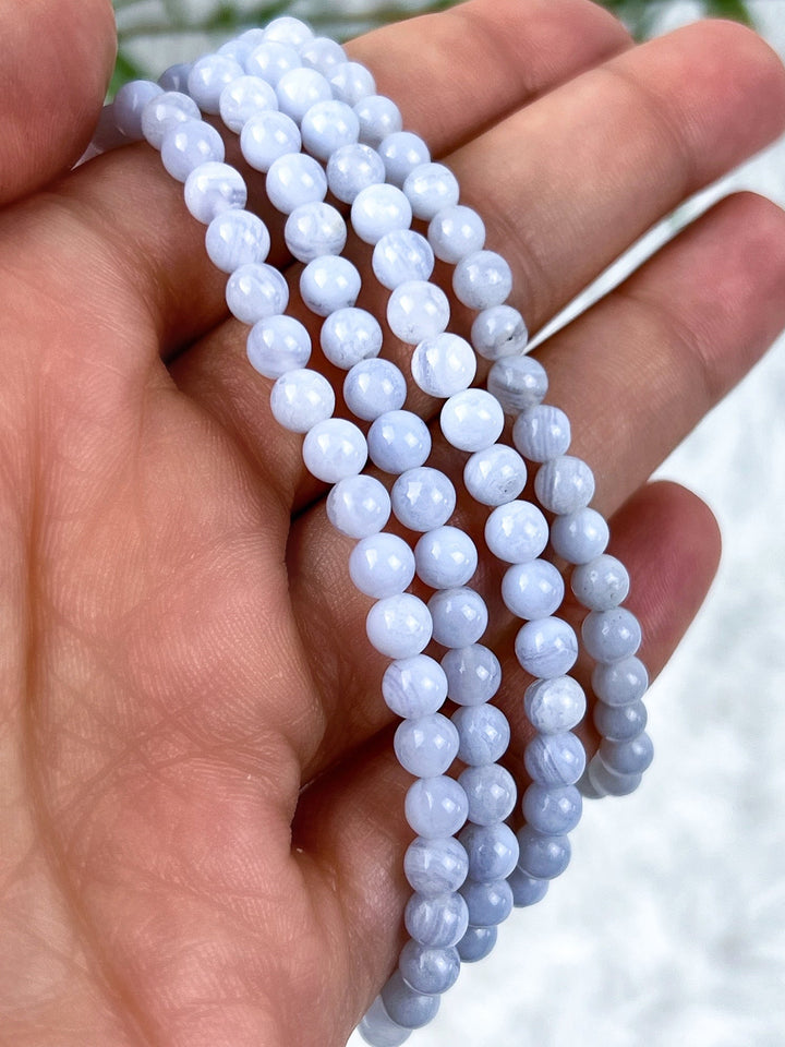 Chalcedon Armband - SoulGlow - Armband, balance, blau