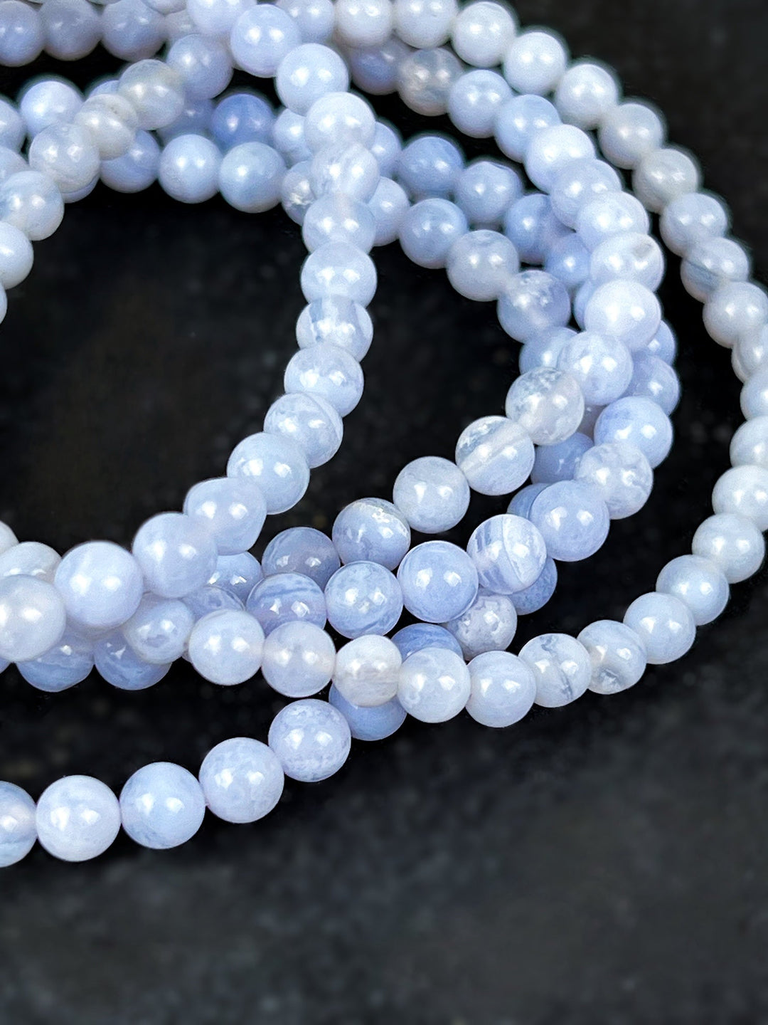 Chalcedon Armband - SoulGlow - Armband, balance, blau