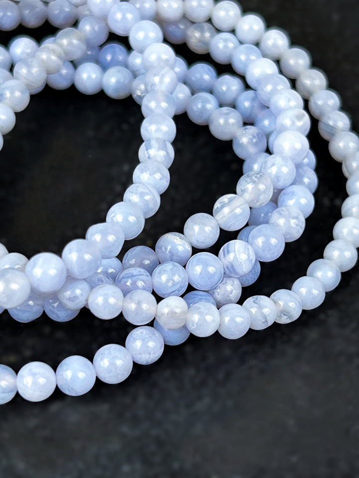 Chalcedon Armband - SoulGlow - Armband, balance, blau
