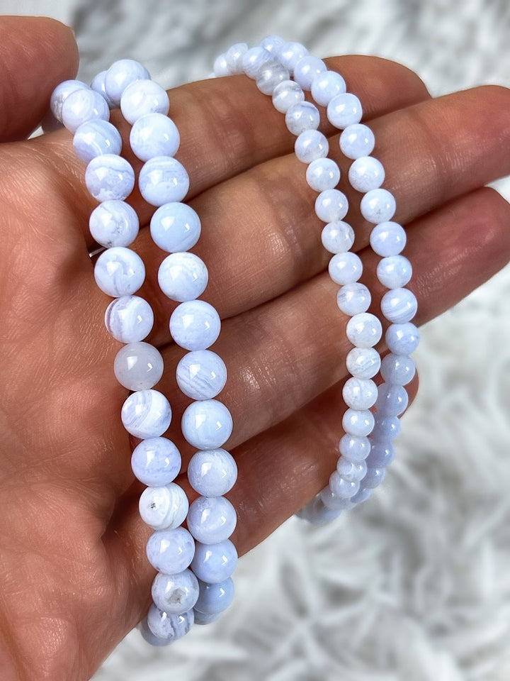 Chalcedon Armband - SoulGlow - Armband, balance, blau