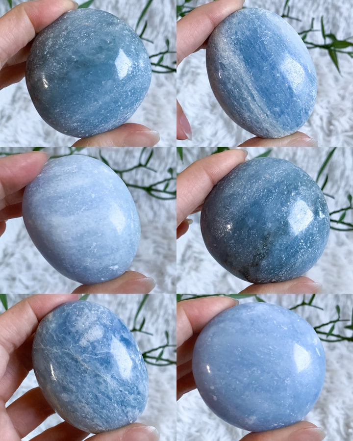 Coelestin Handschmeichler - SoulGlow - balance, blau, Coelestin