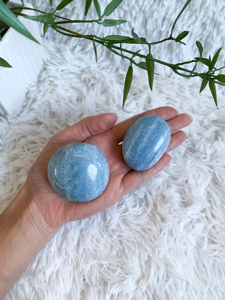 Coelestin Handschmeichler - SoulGlow - balance, blau, Coelestin