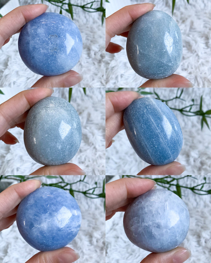 Coelestin Handschmeichler - SoulGlow - balance, blau, Coelestin