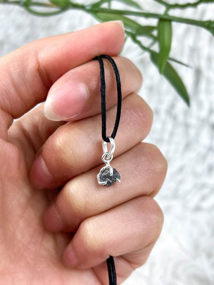 Diamant Anhänger mit 925er Silberöse - SoulGlow - 925er Silber, Anhänger mit Öse, blau