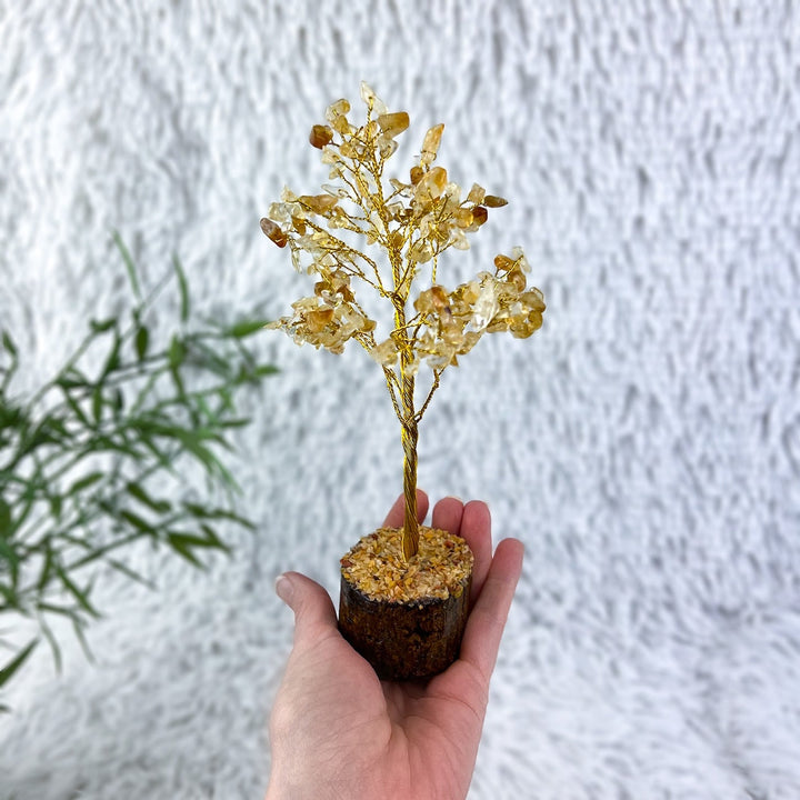 Edelsteinbaum - Amethyst, Rosenquarz, Citrin - SoulGlow - Amethyst, Aura, Baum