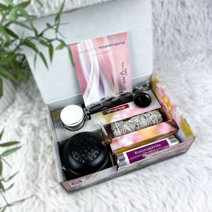 Energetische Hausreinigung Set - SoulGlow - Aura, Geschenk, Kristall Set