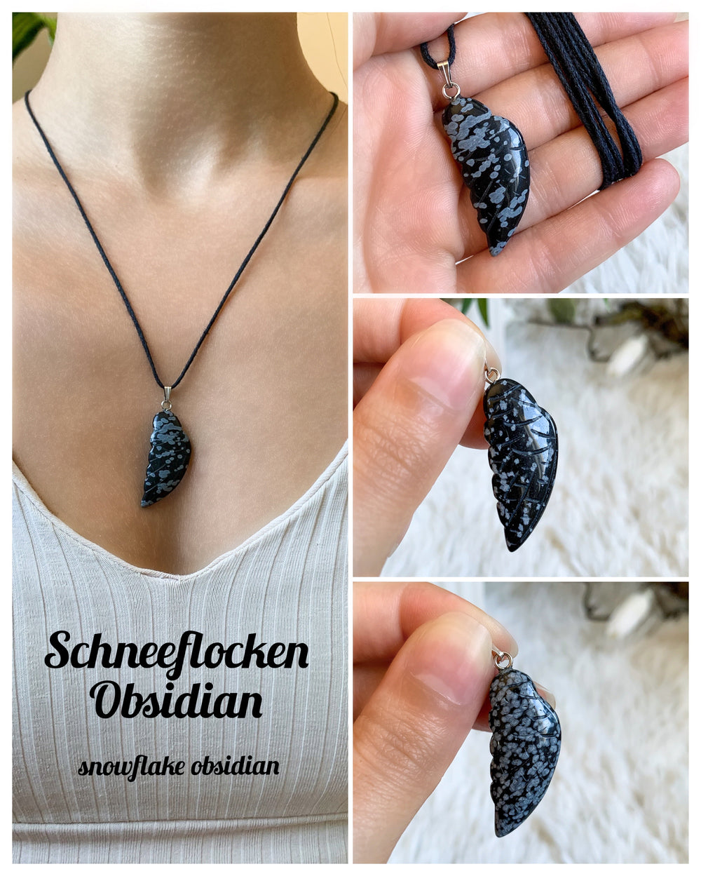 Engelsflügel Anhänger verschiedene Steinchen Arten - SoulGlow - Anhänger, Anhänger mit Öse, bunt