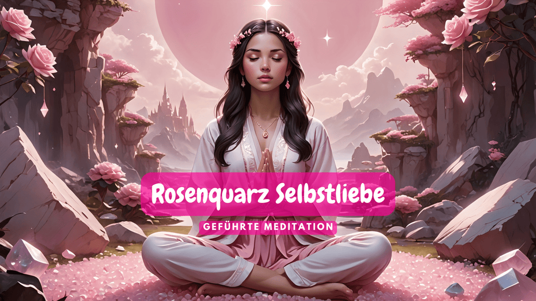 Geführte Meditation: Rosenquarz Selbstliebe - SoulGlow - Digital, Kurs,