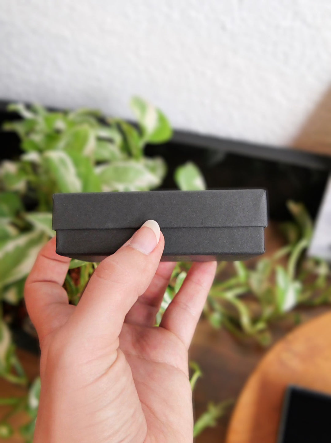 Geschenkbox, Schmuckschachtel für Ketten - SoulGlow - Anhänger mit Öse, Aufbewahrung, Baumwollband