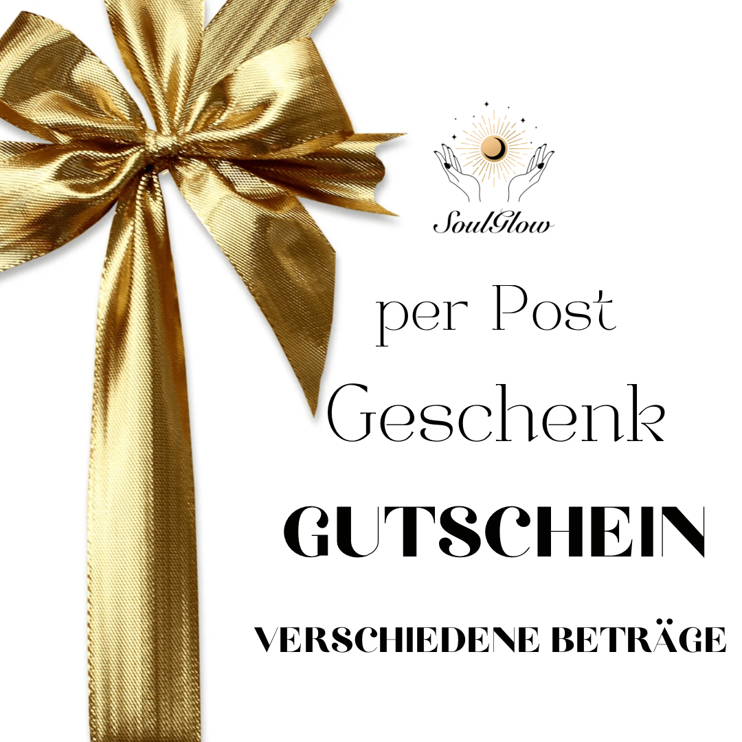 Gutschein per Post - SoulGlow - Geschenkgutschein, ,
