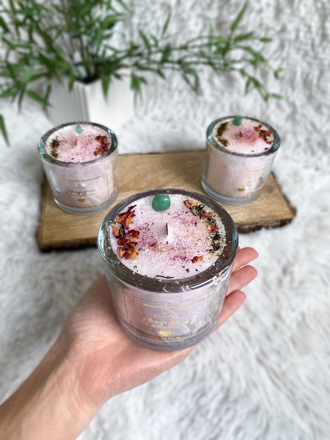 Herzöffner - Zeremoniekerze – Kakao - SoulGlow - Aura, Kakao, Kerzen