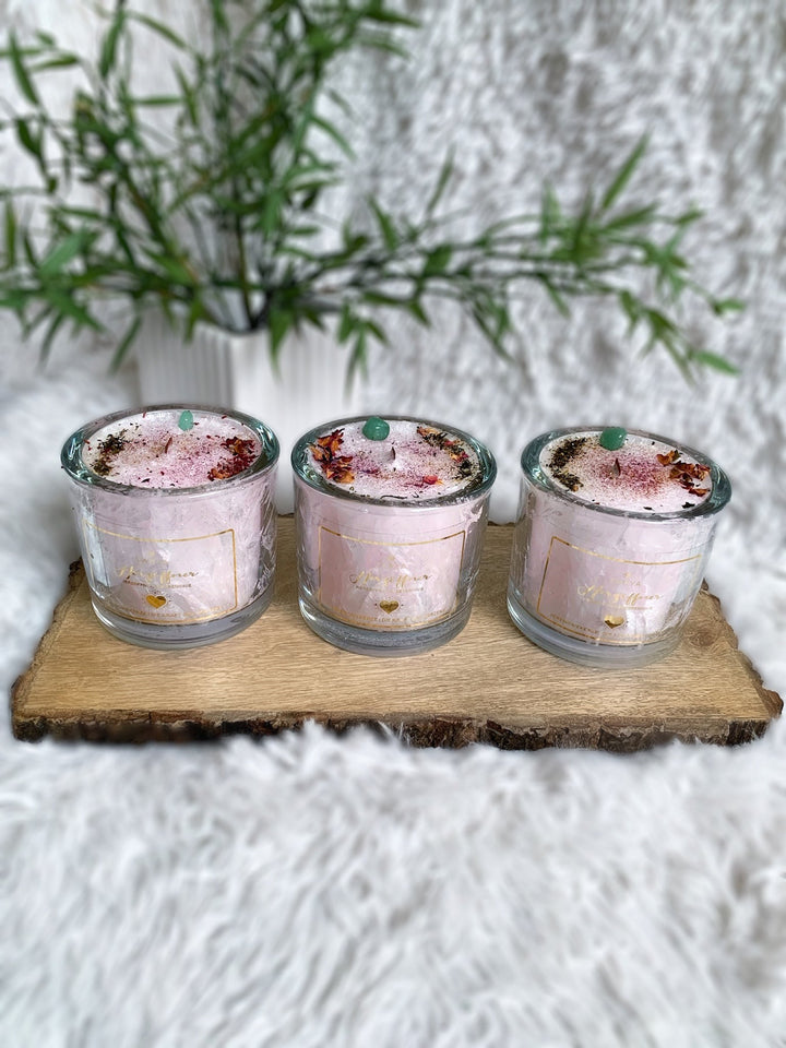 Herzöffner - Zeremoniekerze – Kakao - SoulGlow - Aura, Kakao, Kerzen