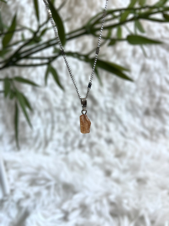 Imperialtopas Kette Unikat - SoulGlow - Energie, Fülle, Gold