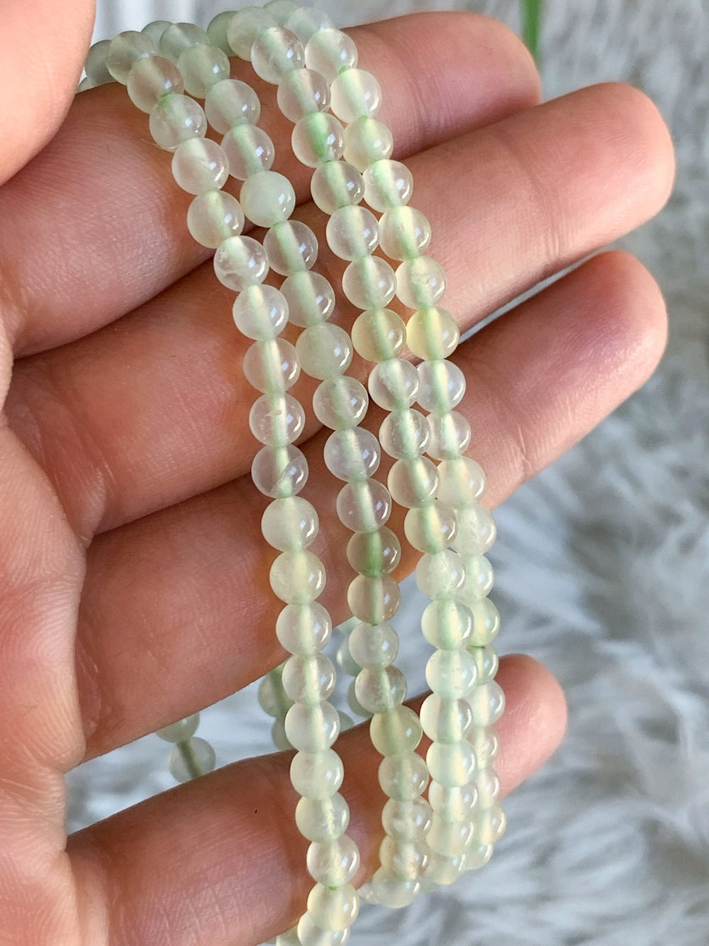 Jade Serpentin Armband - SoulGlow - Armband, balance, grün
