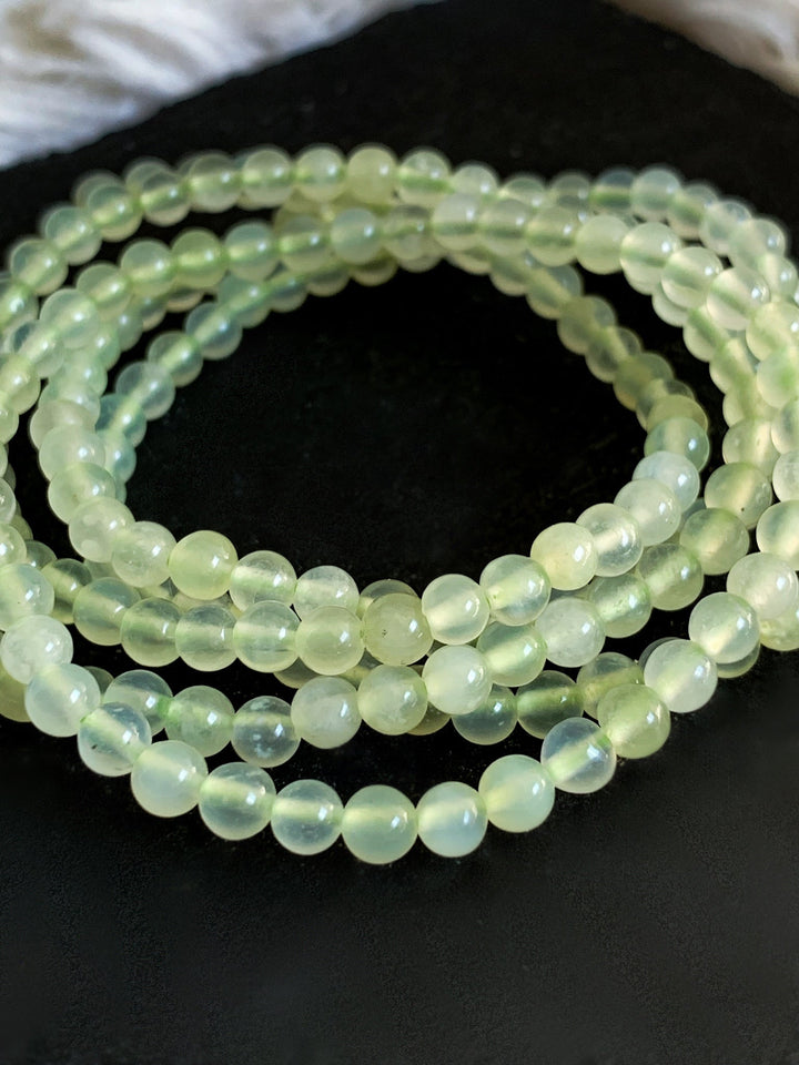 Jade Serpentin Armband - SoulGlow - Armband, balance, grün