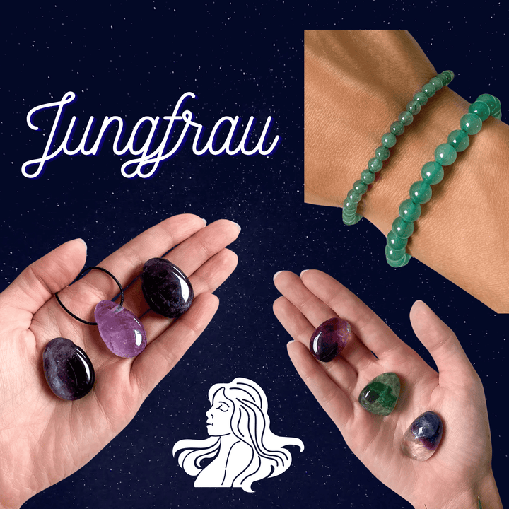 Jungfrau Sternzeichen Set - SoulGlow - Bundle, Geschenk, Jungfrau