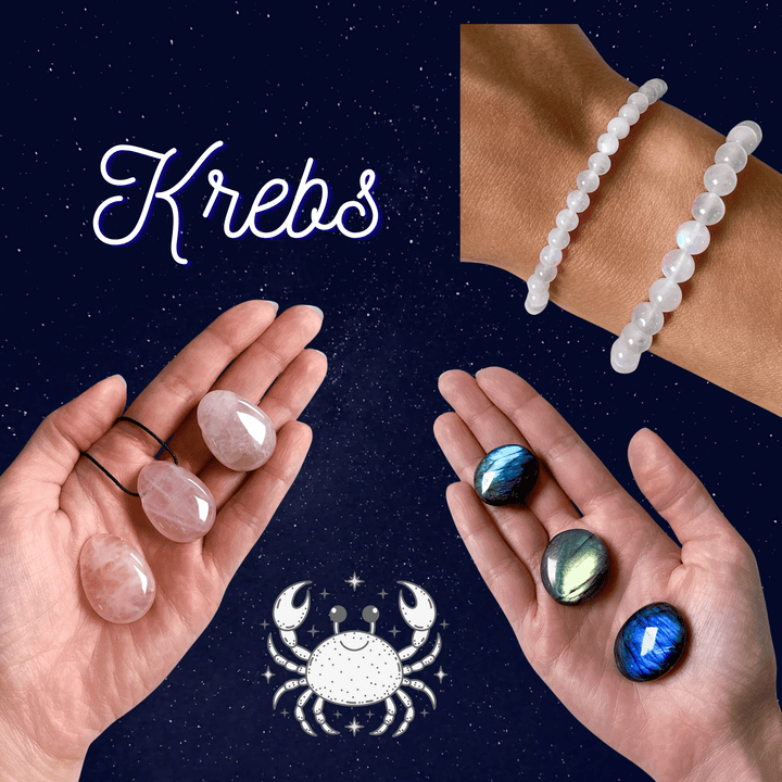 Krebs Sternzeichen Set - SoulGlow - Bundle, Geschenk, Krebs
