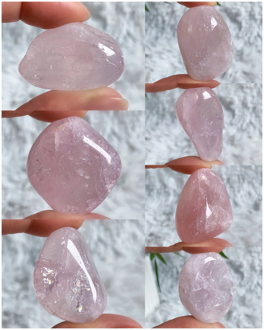 Kristall Starter Set | Amethyst, Bergkristall, Rosenquarz - SoulGlow - Amethyst, balance, Bergkristall