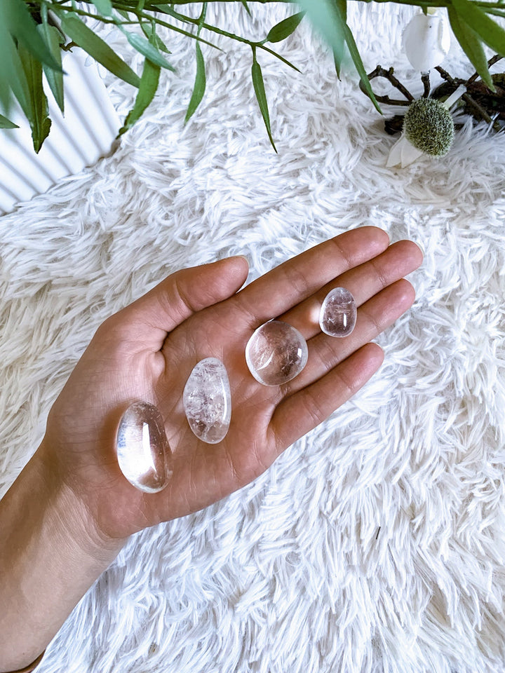 Kristall Starter Set | Amethyst, Bergkristall, Rosenquarz - SoulGlow - Amethyst, balance, Bergkristall