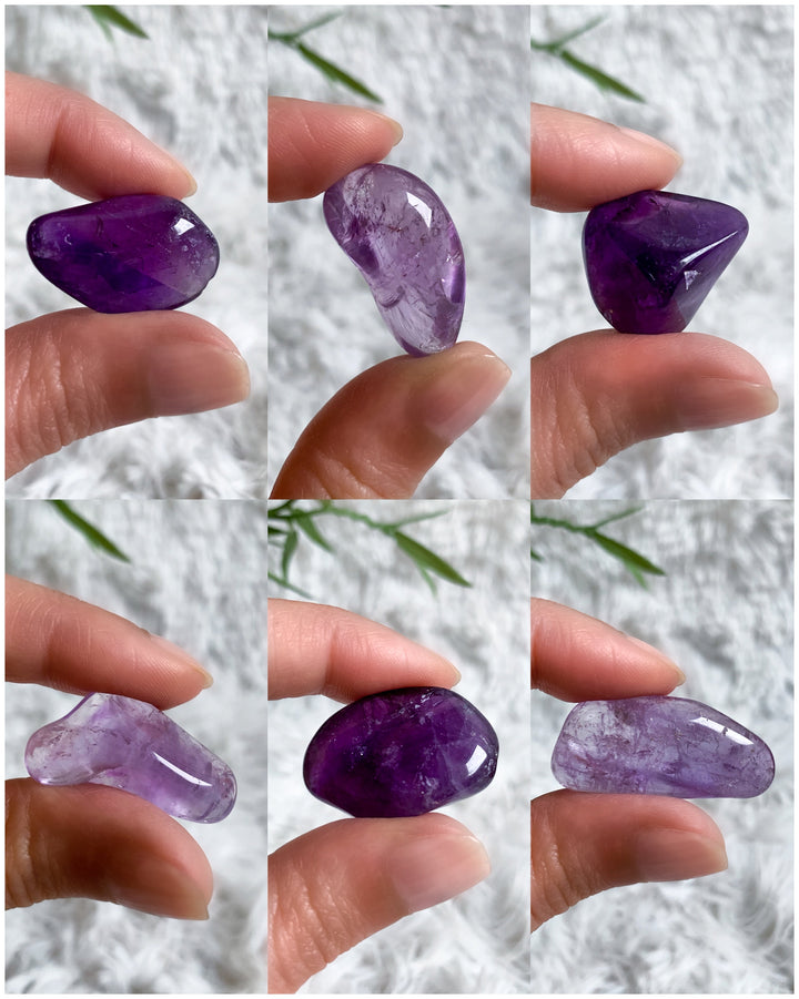 Kristall Starter Set | Amethyst, Bergkristall, Rosenquarz - SoulGlow - Amethyst, balance, Bergkristall