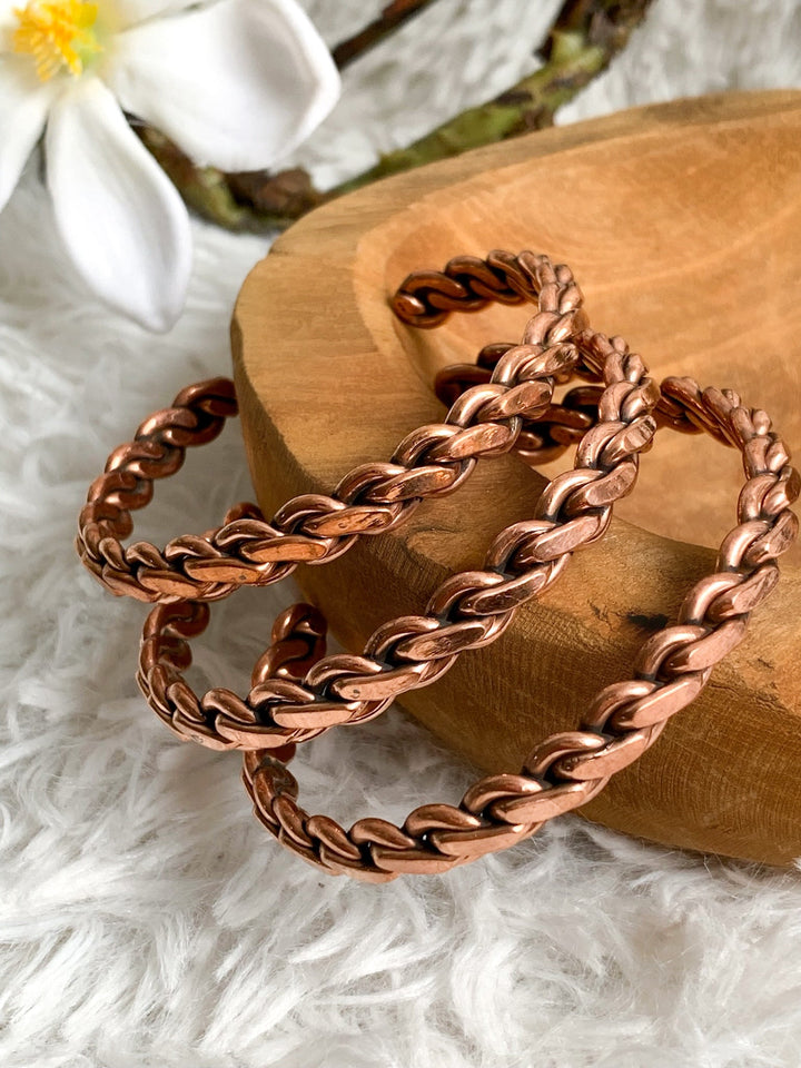 Kupferarmband, Armreif - SoulGlow - Armband, Energie, Kupfer