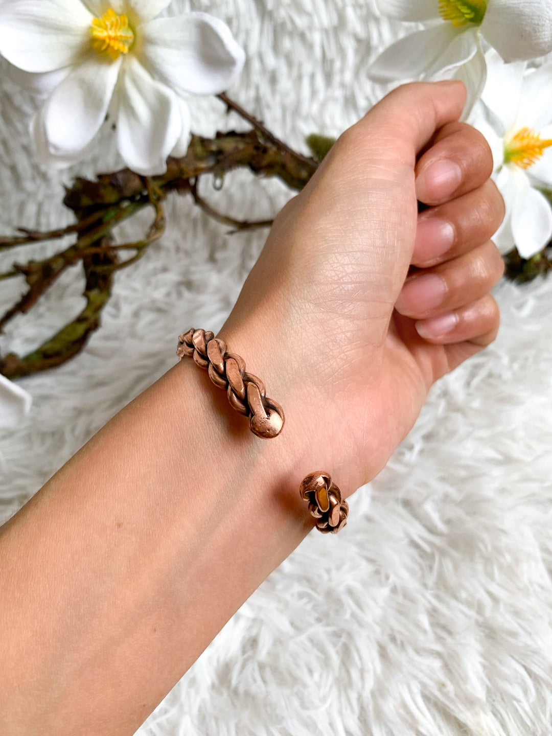 Kupferarmband, Armreif - SoulGlow - Armband, Energie, Kupfer