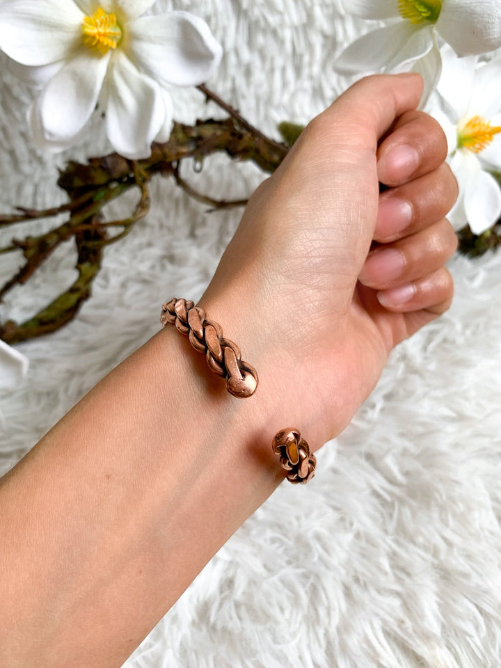 Kupferarmband, Armreif - SoulGlow - Armband, Energie, Kupfer