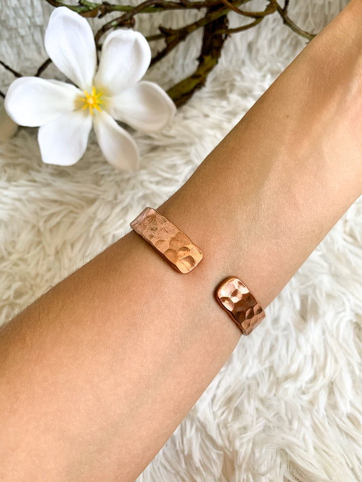Kupferarmband, Armreif mit Magnet - SoulGlow - Armband, Energie, Kupfer