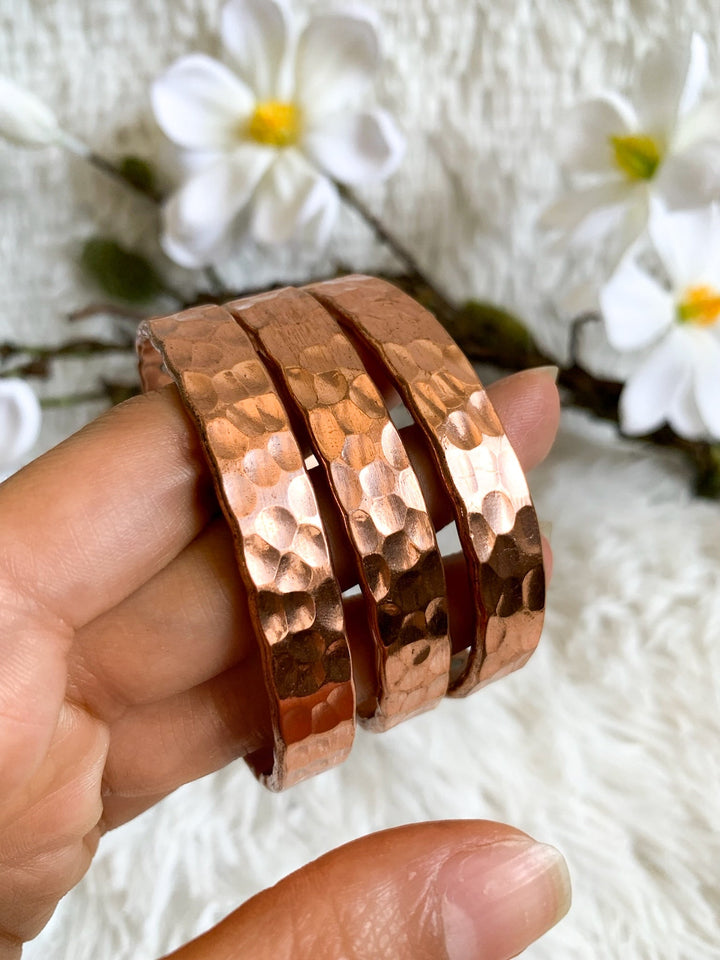 Kupferarmband, Armreif mit Magnet - SoulGlow - Armband, Energie, Kupfer