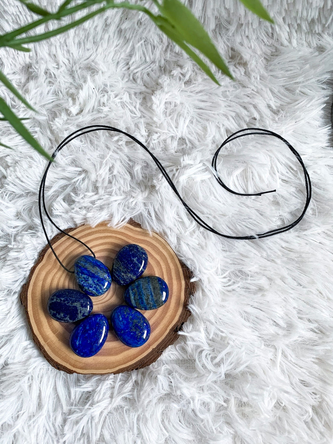 Lapislazuli Anhänger oval - SoulGlow - Anhänger, balance, blau
