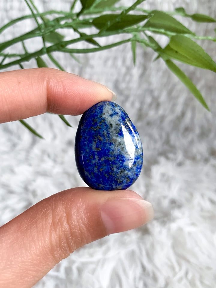 Lapislazuli Anhänger oval - SoulGlow - Anhänger, balance, blau