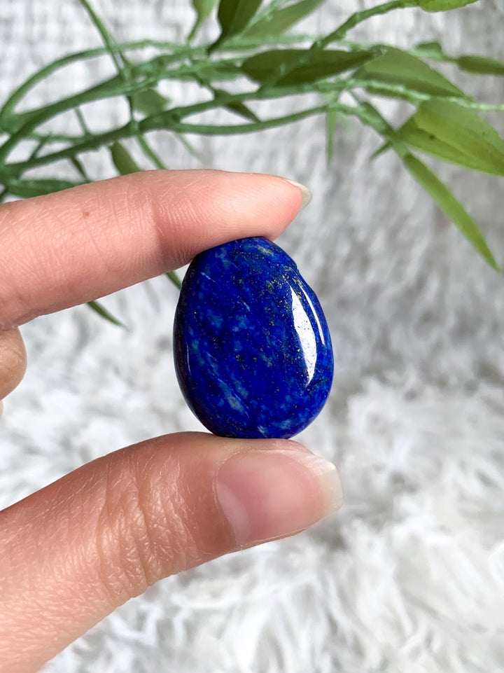 Lapislazuli Anhänger oval - SoulGlow - Anhänger, balance, blau