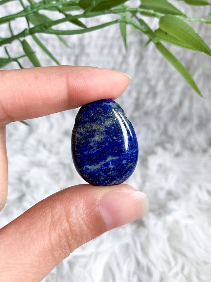 Lapislazuli Anhänger oval - SoulGlow - Anhänger, balance, blau