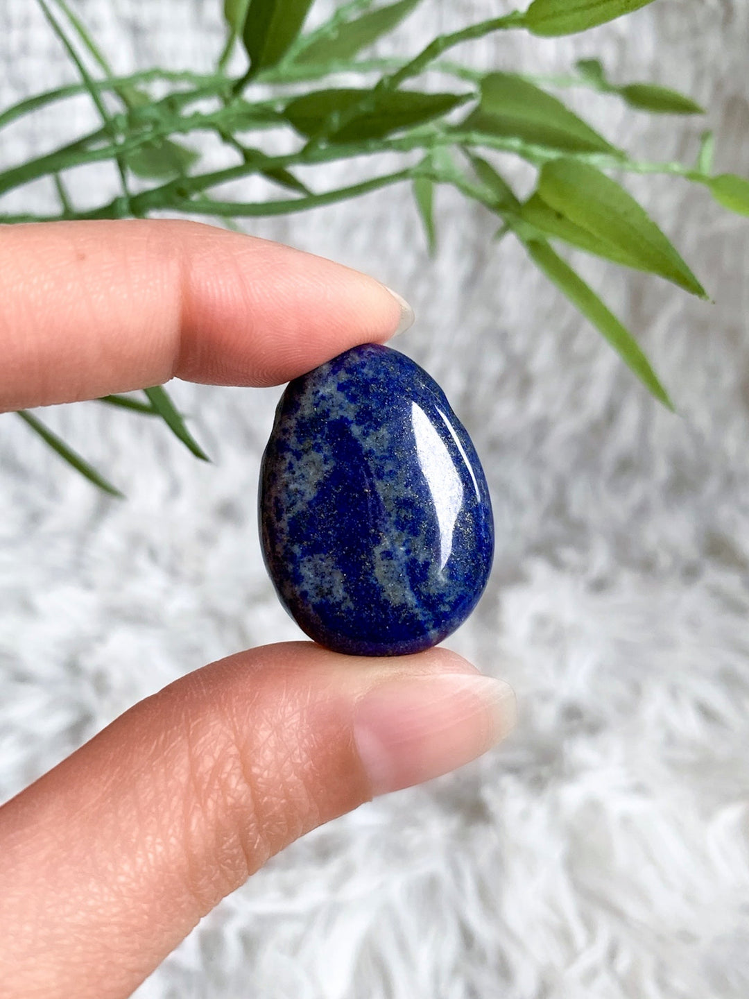 Lapislazuli Anhänger oval - SoulGlow - Anhänger, balance, blau