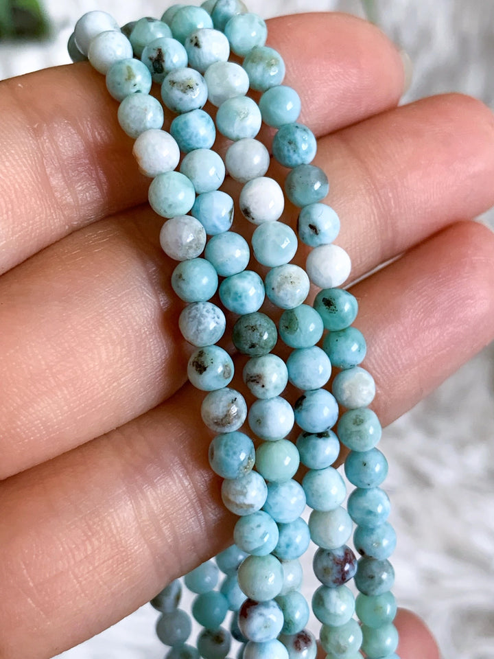 Larimar Kugelarmband M/L - SoulGlow - Armband, balance, blau
