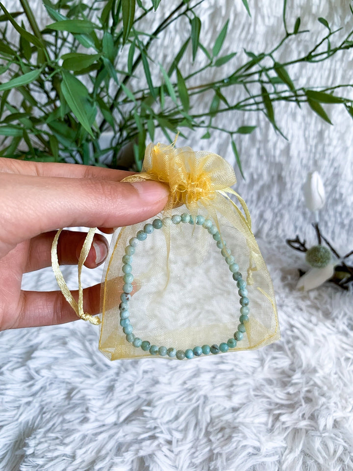 Larimar Kugelarmband M/L - SoulGlow - Armband, balance, blau