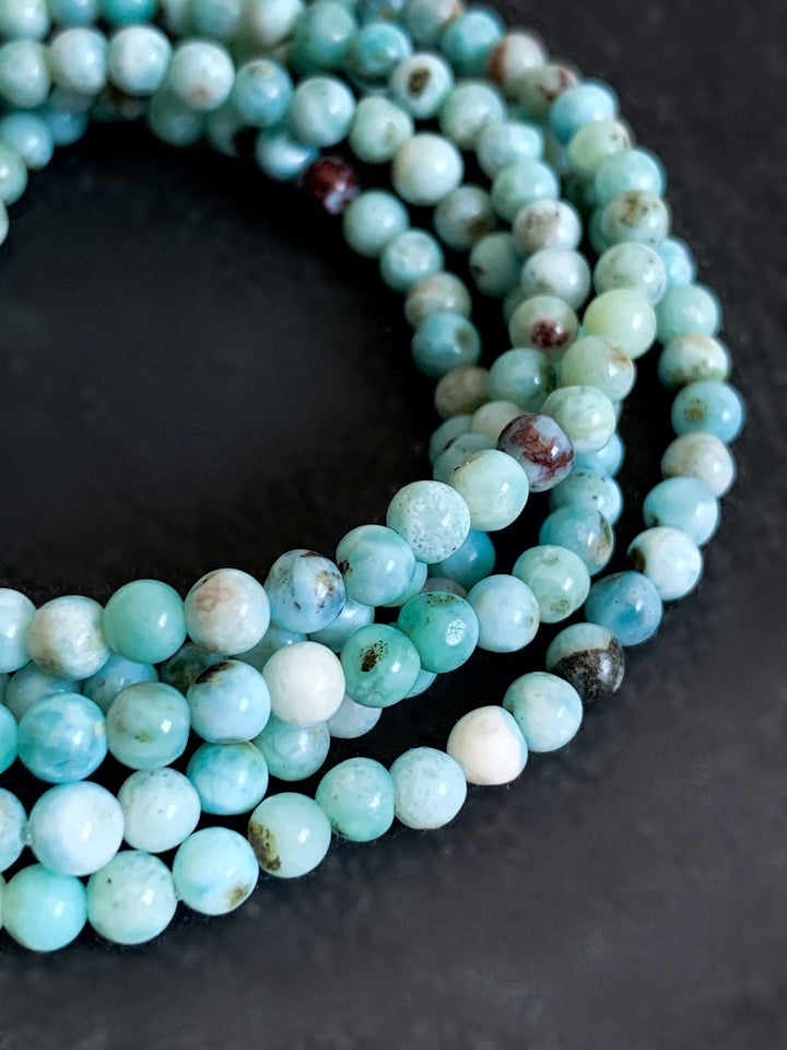 Larimar Kugelarmband M/L - SoulGlow - Armband, balance, blau