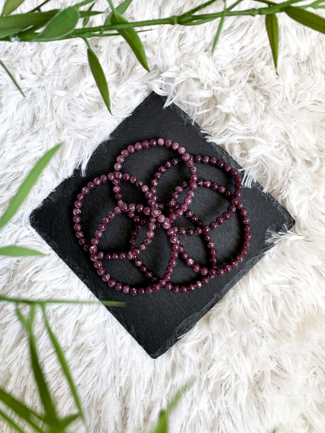 Lepidolith Armband - SoulGlow - Armband, balance, Kugel Armband